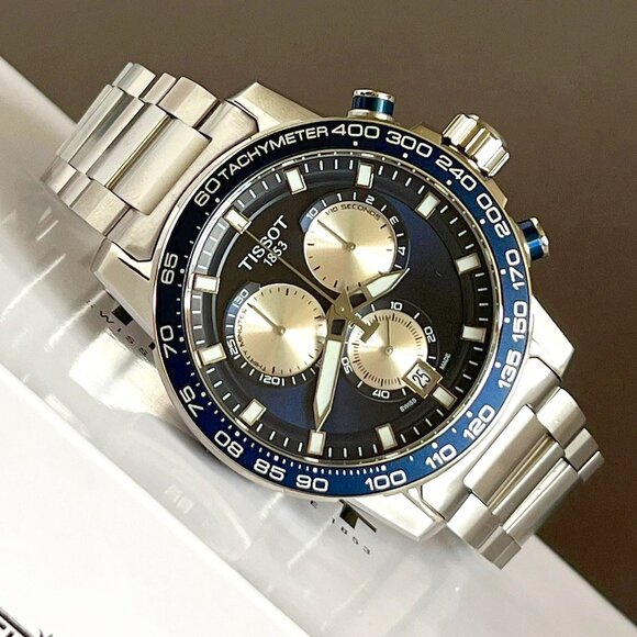 Tissot Men’s Supersport Chronograph Quartz Watch (T125.617.11.041.00) NEW - Picture 1 of 13
